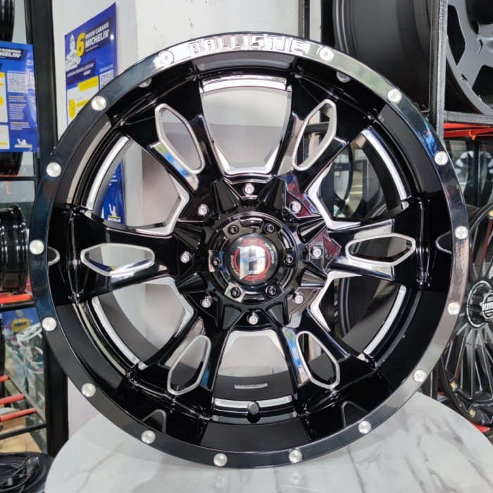 Velg Ballistic Offroad 976  20x9.0 6H 139.7 et15 Ring 20 R20 Mobil Pajero Fortuner Hilux LandCruiser