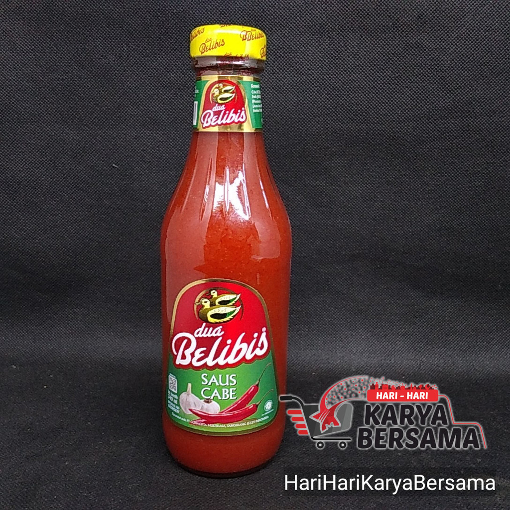 

SAUS SAMBAL DUA BELIBIS SAUS CABE 340ML