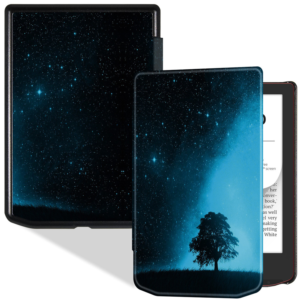 Slim Case for All-New Pocketbook 629 Verse / Pocketbook 634 Verse Pro 2023 eReader - PU Leather Foli