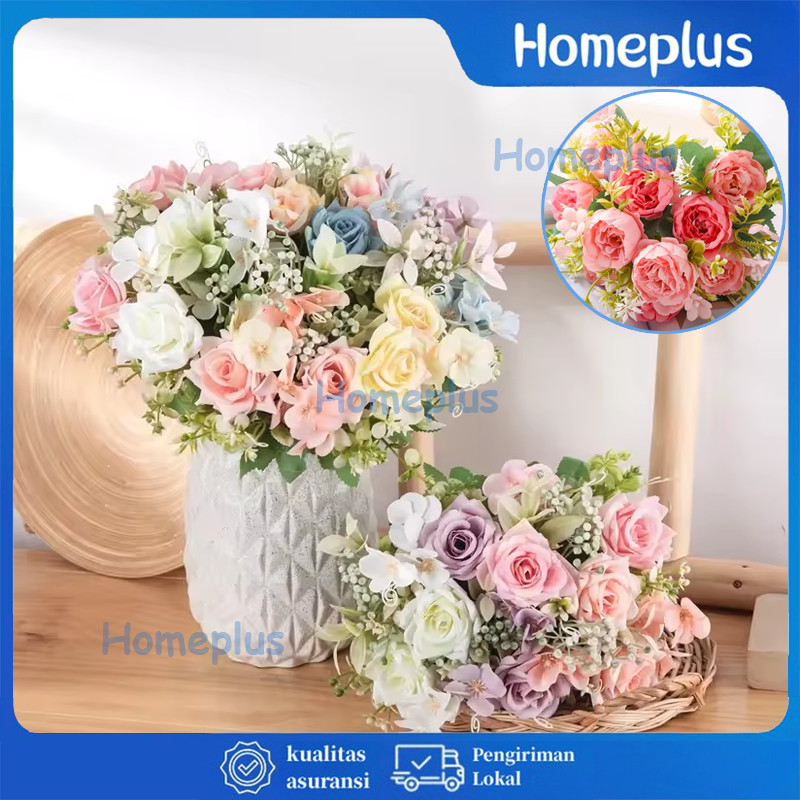 Bunga Peony Premium Dekorasi / Bunga Plastik Artificial / Bunga Plastik Peony / Bunga Wedding Dekora