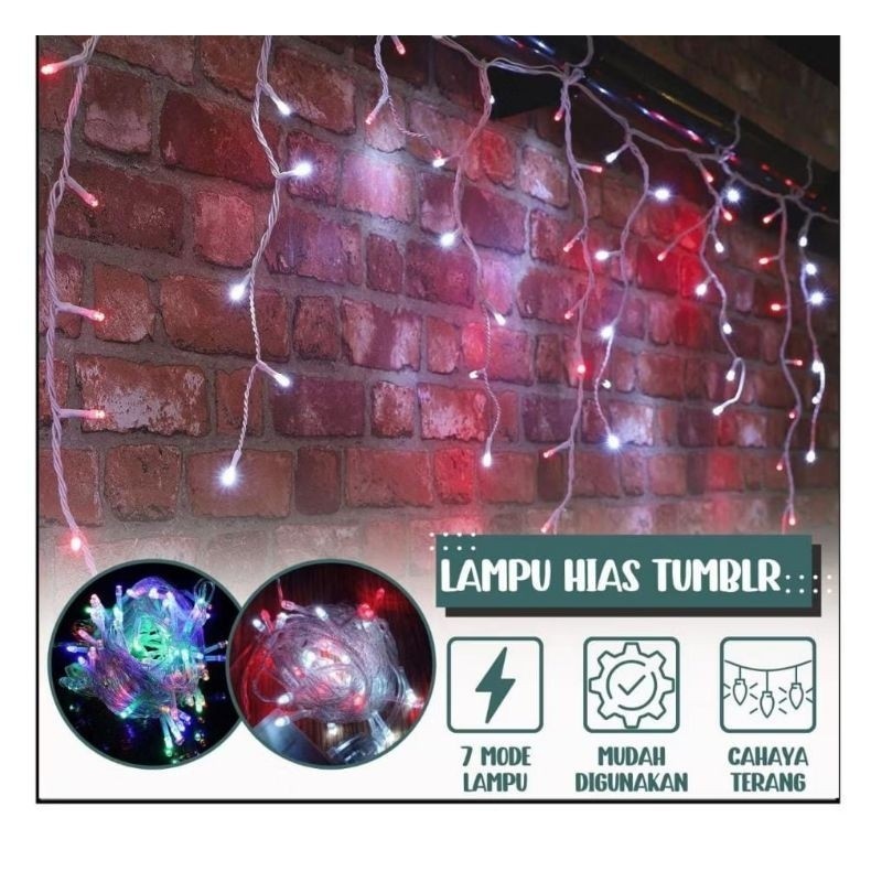 Lampu hiasan warna warni rgb merah putih lampu tumblr lampu hias lampu led lampu led merah putih