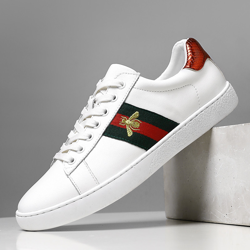 Sneakers Man Flat High-quality Casual Sports Leather Comfortable Walking Shoes Luxury Design Origina
