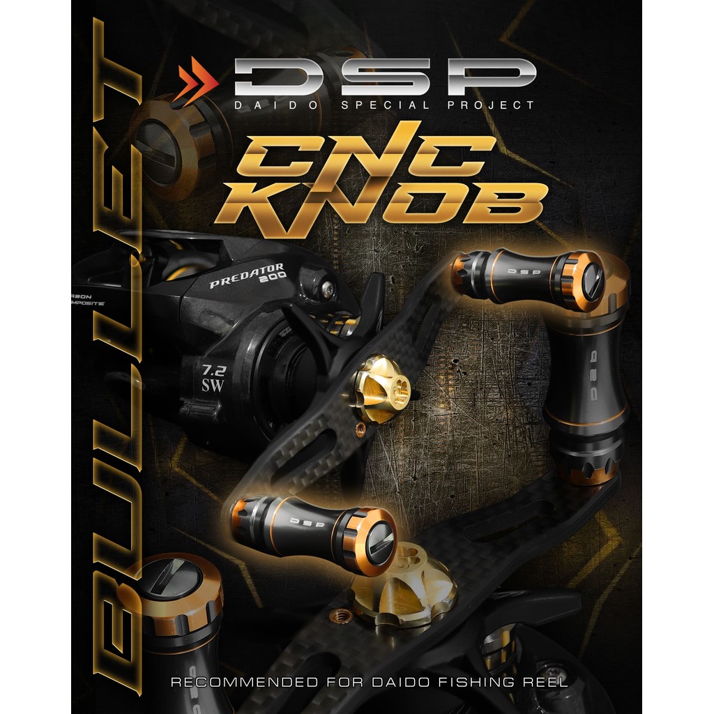 4ds Daido - DSP CNC Handle Knob Reel Bullet - Daido Knob Reel
