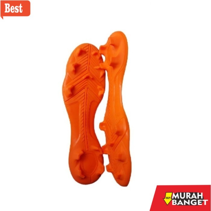 rekomendasi sepatu futsal Outsole Nike Mercurial Orange Black Sol Sole Alas Sepatu Bola Futsal - 43