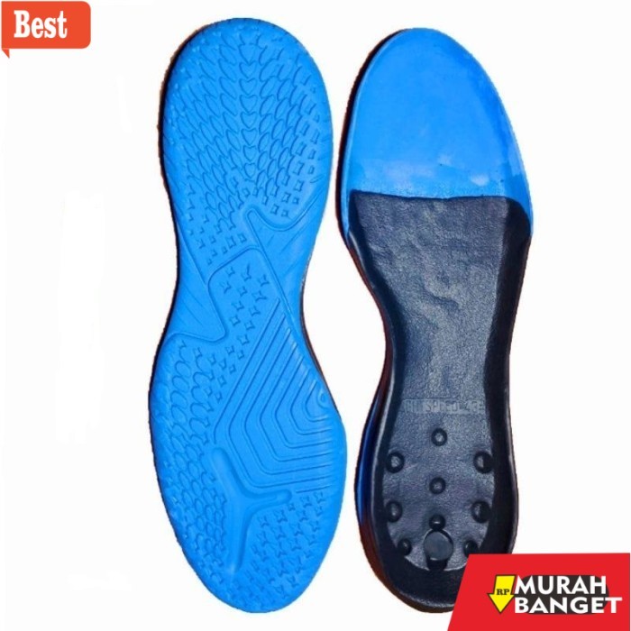rekomendasi sepatu futsal Outsole Nike Mercurial Superfly Blue Sol Sole Alas Sepatu Futsal Bola - 42