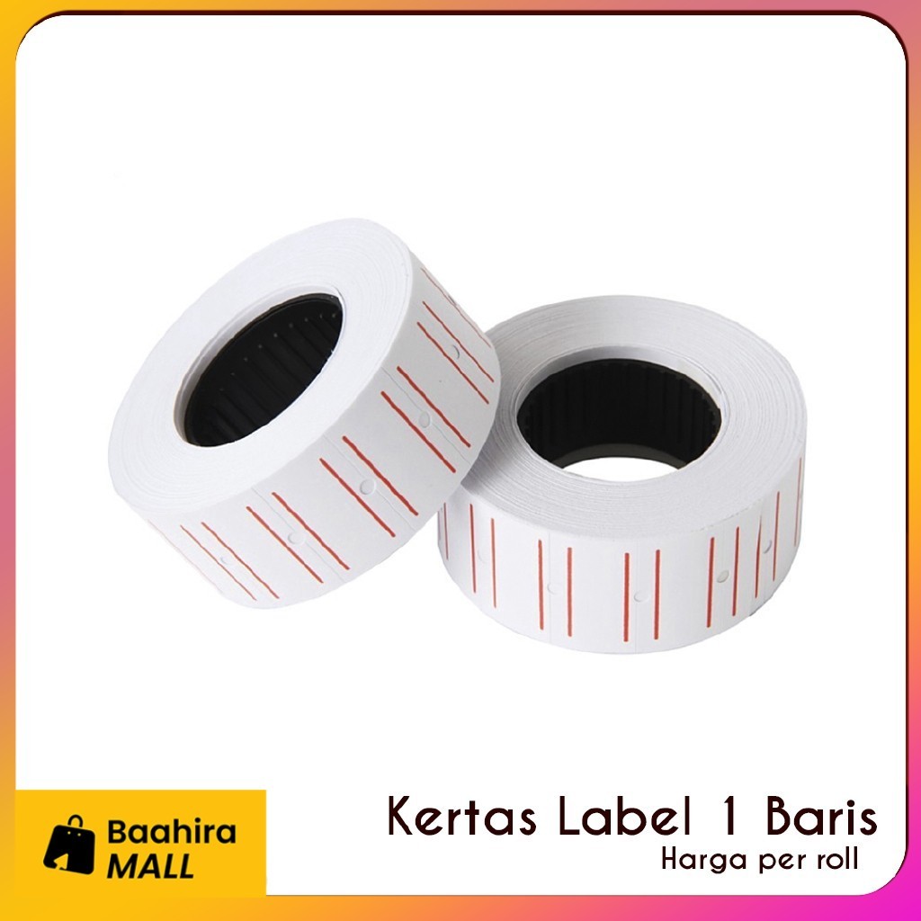

ISI LABEL HARGA ALAT PRICE LABELLER 1 Baris 10 ROLL
