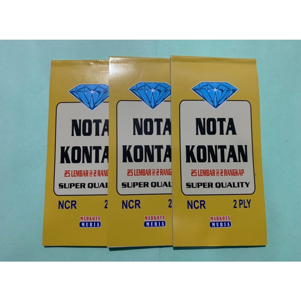 

NOTA RANGKAP 2, NOTA NCR, UKURAN LEBIH PANJANG DAN KOLOM LEBIH BANYAK
