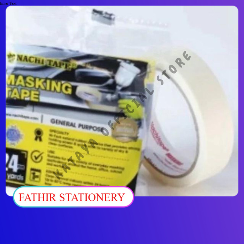 

Lakban Kertas 24 mm x 20 Yard NACHI