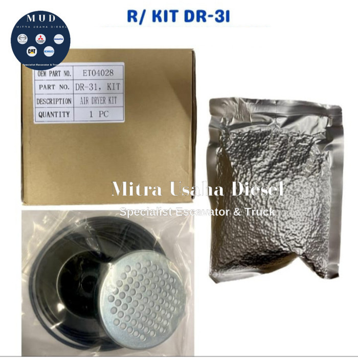 REPAIR KIT DRYER DR-31/R/K AIR DRYER DR-31  HINO BUS R260 ET04028 berkualitas