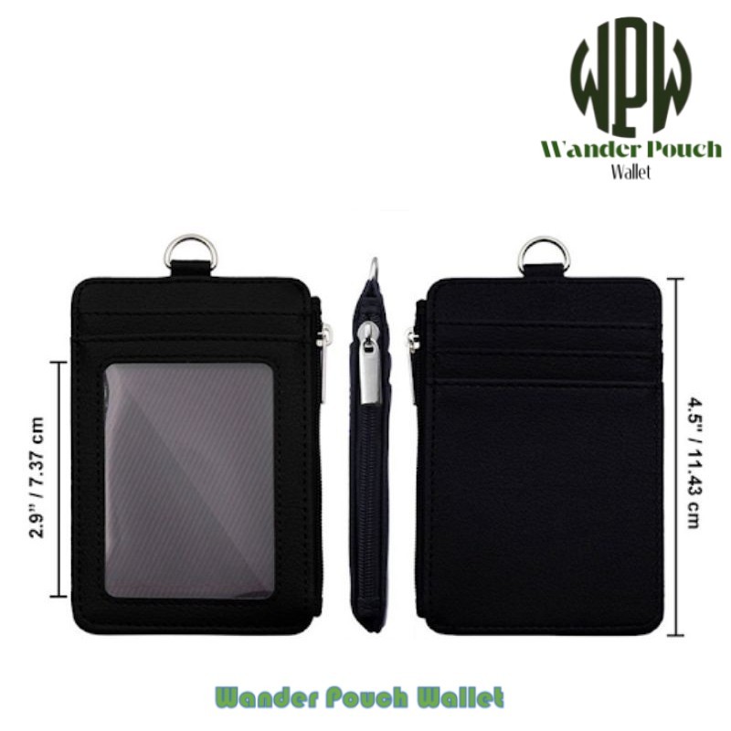 ID Card Holder Lanyard Resleting Dokument HolderKartu Pengenal