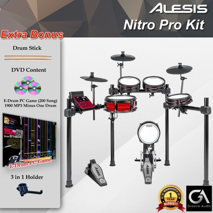 Drum Elektrik Alesis NITRO PRO KIT Electric Drum Set Original