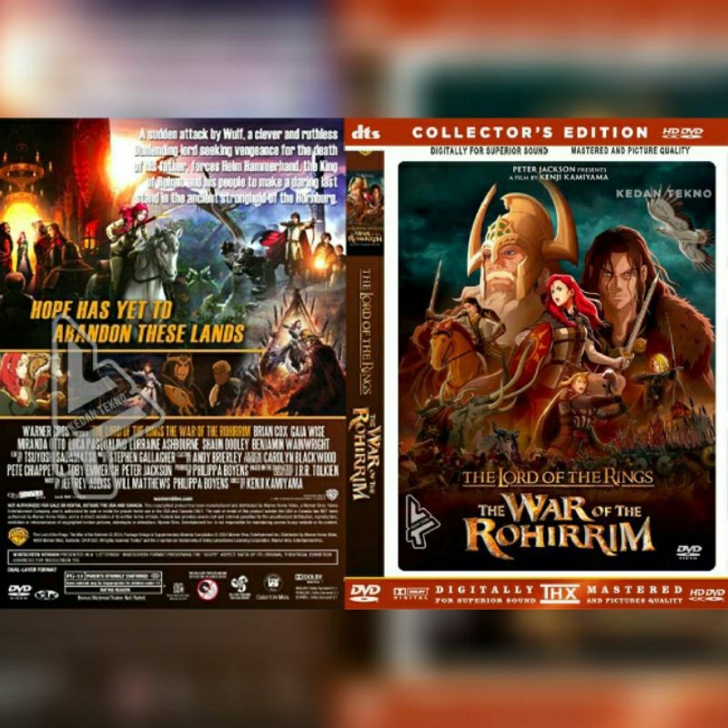 kaset film THE LORD OF THE RINGS : THE WAR OF THE ROHIRRIM (2024) - Terbaru - HD