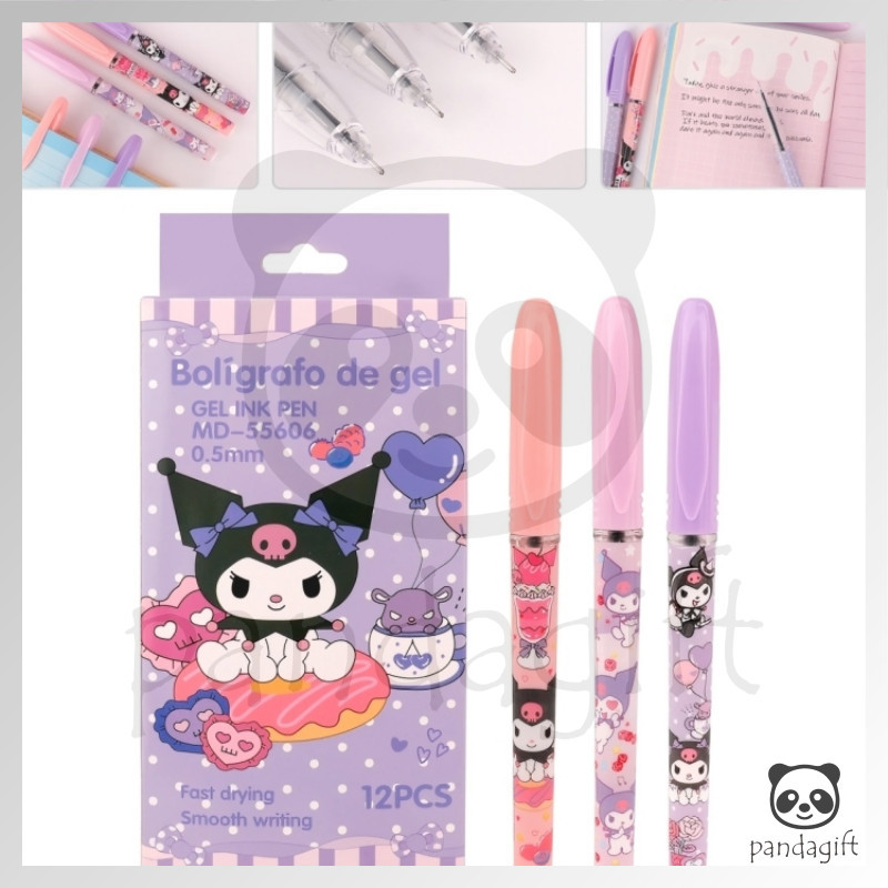 

(1Pcs) Pulpen Pena Gel Motif Sanrio Kuromi Melody Unicorn - GG0396