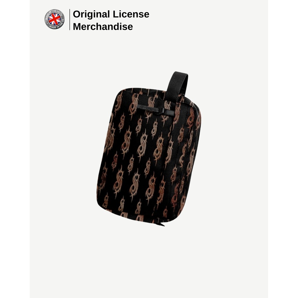 Wash Bag Pouch Handbag Clutch Travel Premium Pria Original SLIPKNOT Rusty Original Musik Band