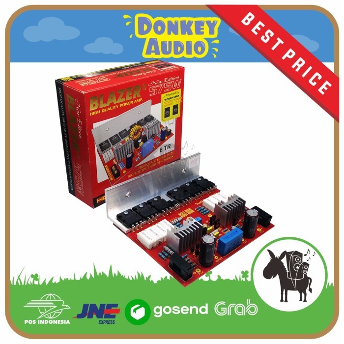 HD88 KIT AMPLIFIER BLAZER 575W CLASS AB AMPLI POWER AMPLIFIER MONO BELL BGR