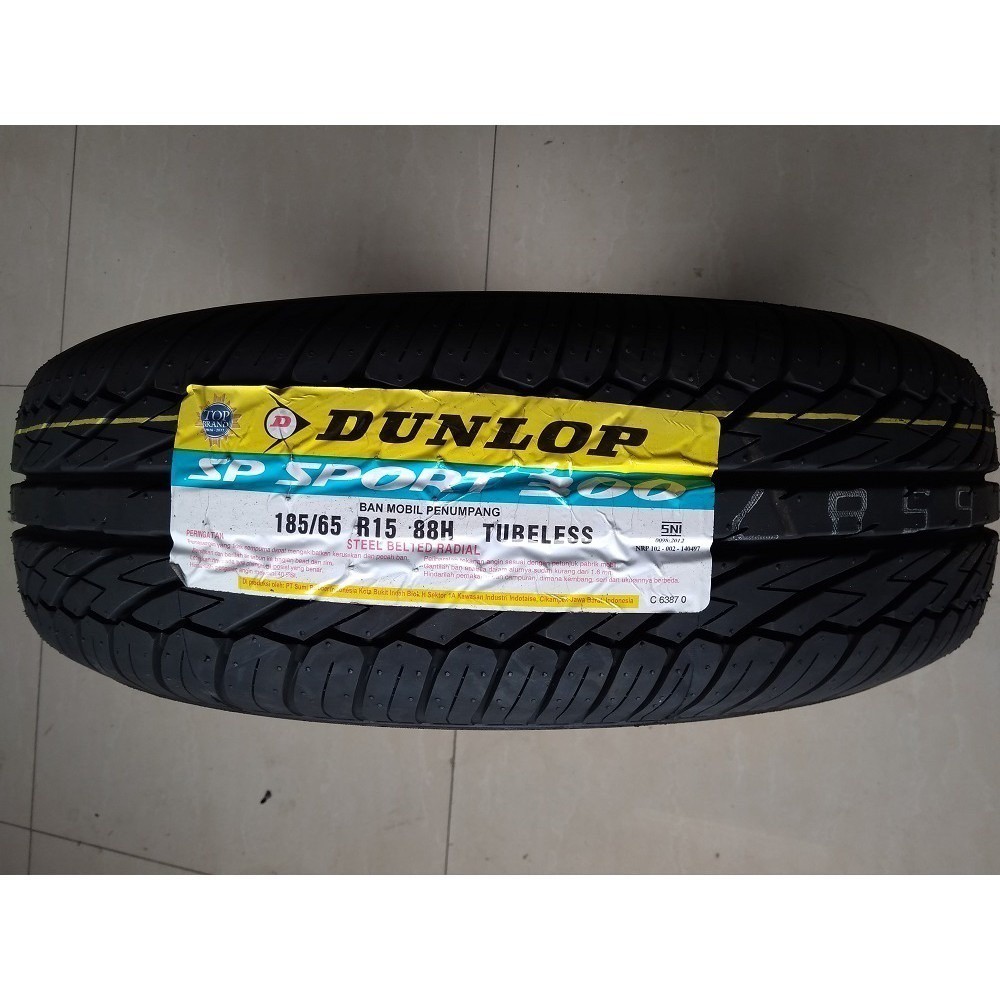 185 65 R15 - Dunlop SP Sport 300 Ukuran 185/65 R15 - Ban Mobil Grand Livina Ertiga Sienta Veloz