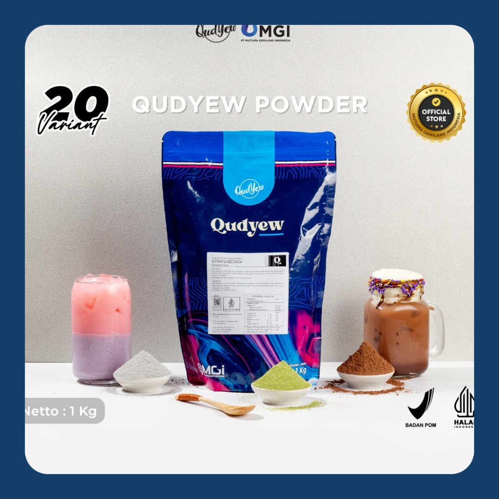 

Mutiaragemilang.id Qudyew Bubuk Minuman Powder Premium Drink Powder Serbuk MInuman 1kg