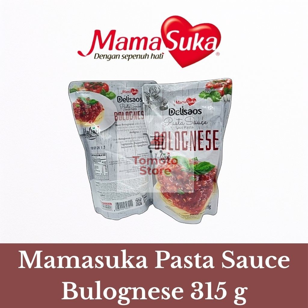 

✨ TOMOTOSTORE ✨ MAMASUKA Saus Pasta / Pasta Sauce Bolognese 315 gr