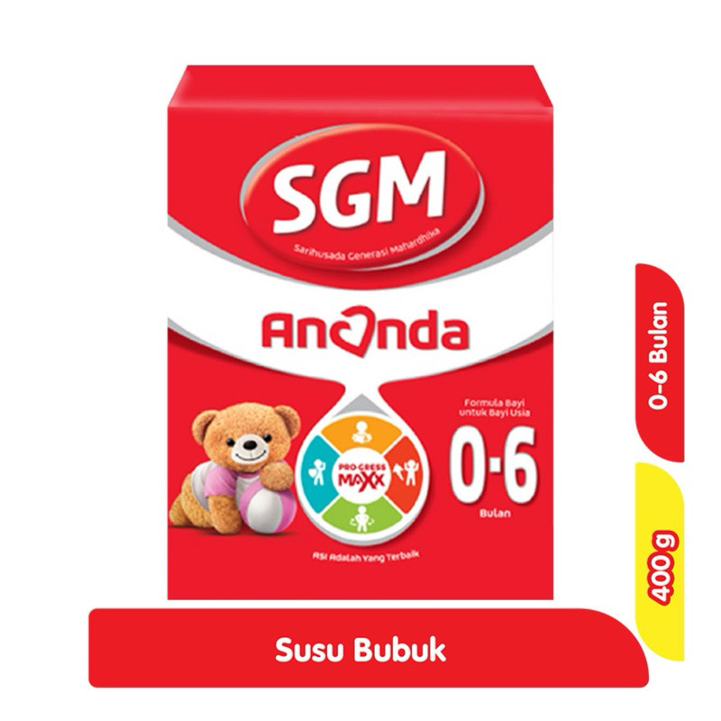 

SGM Ananda 1 Susu Formula Bayi 0-6 6-12 Bulan 400 g