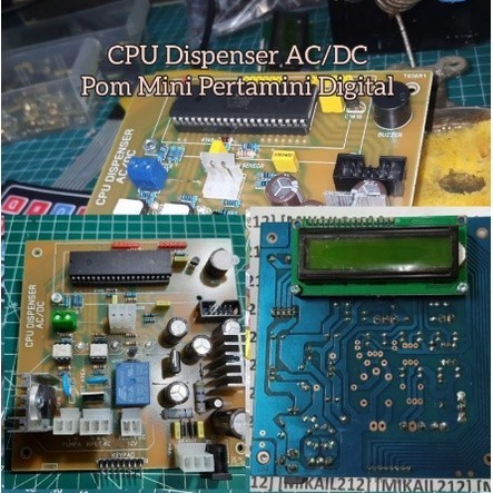 CPU Dispenser AC/DC Program Versi Terbaru 1.3 IC 32 Pertamini Digital Pom Mini