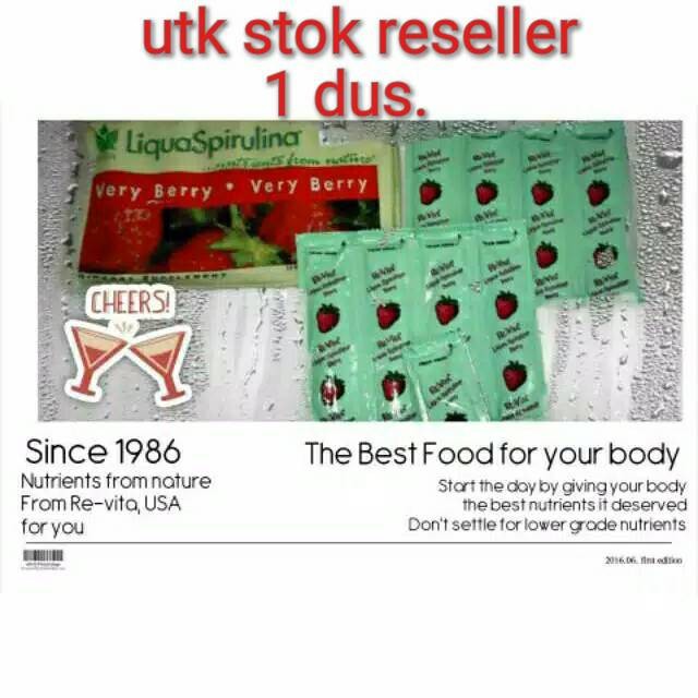 

Liqua Spirulina Health Revita USA **PAKET RESELLER**