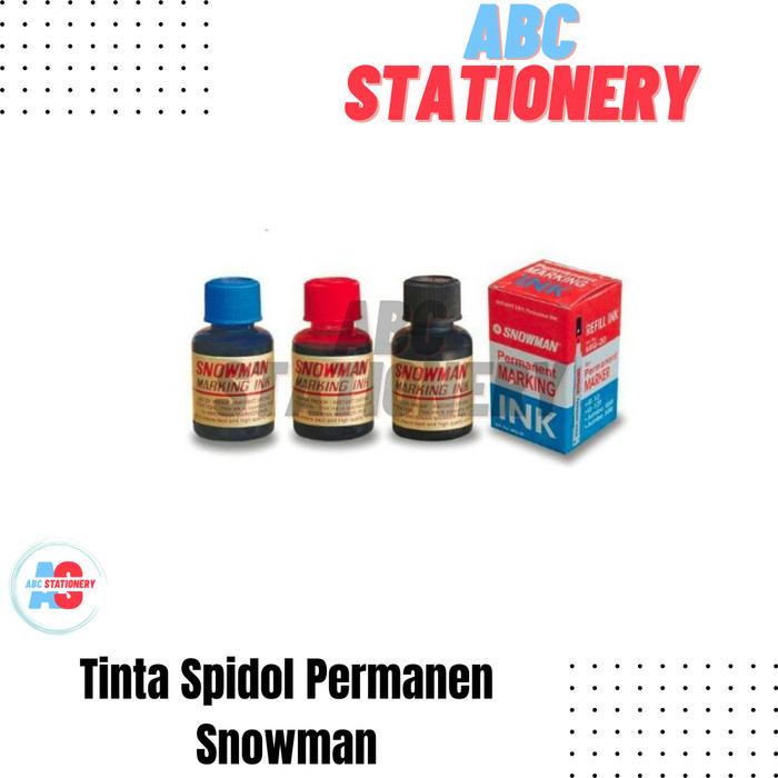 

Tinta Spidol Permanen Snowman ( isi spidol tidak bisa dihapus )