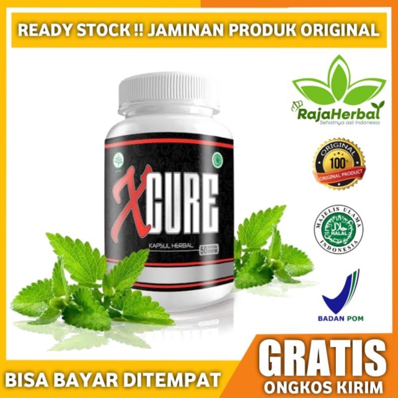 Original 100% XCURE - X CURE BPOM OBAT HERBAL STAMINA PRIA KHUSUS PENDERITA DIABETES