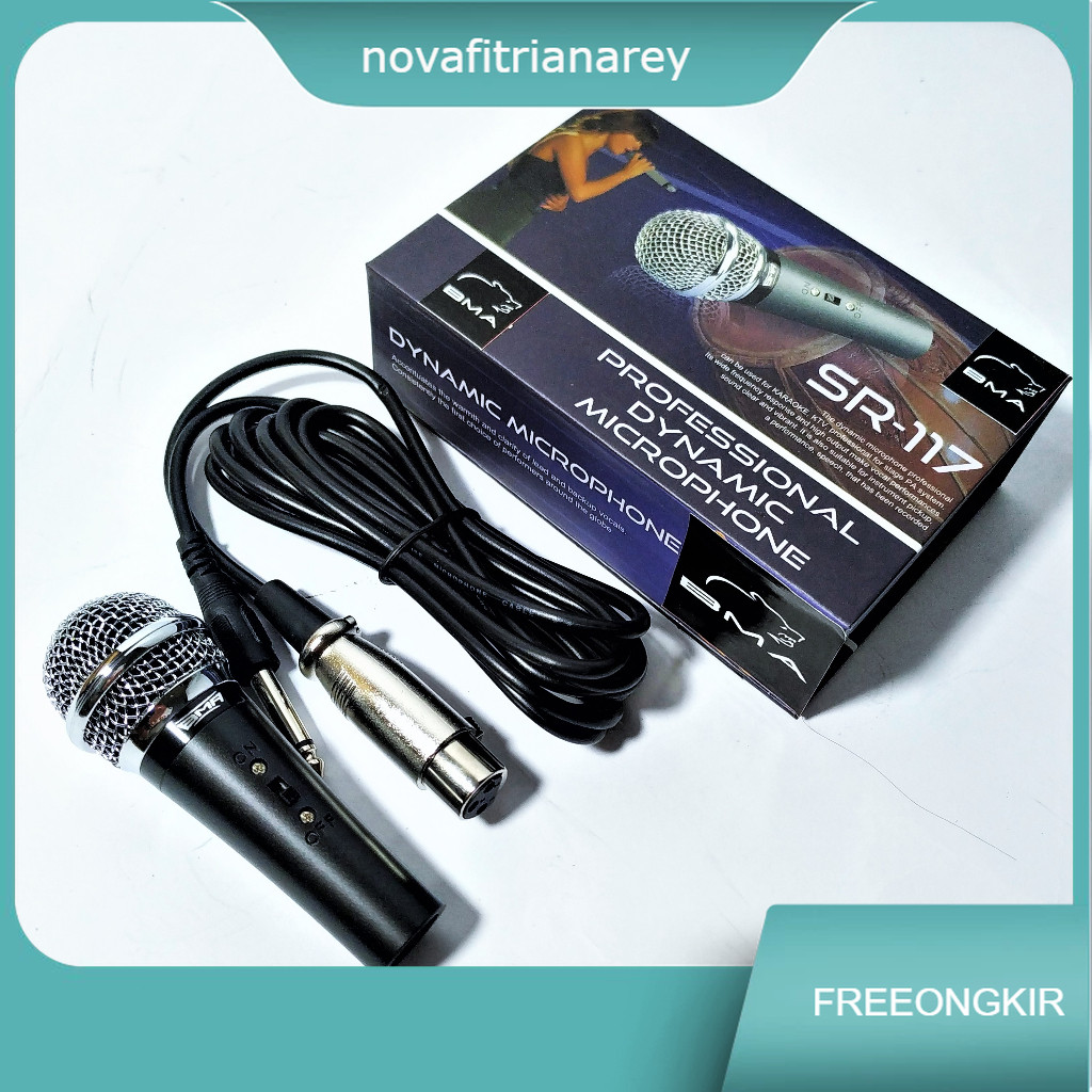 MICROPHONE BMA SR-117 PROFESSIONAL DYNAMIC MICROPHONE