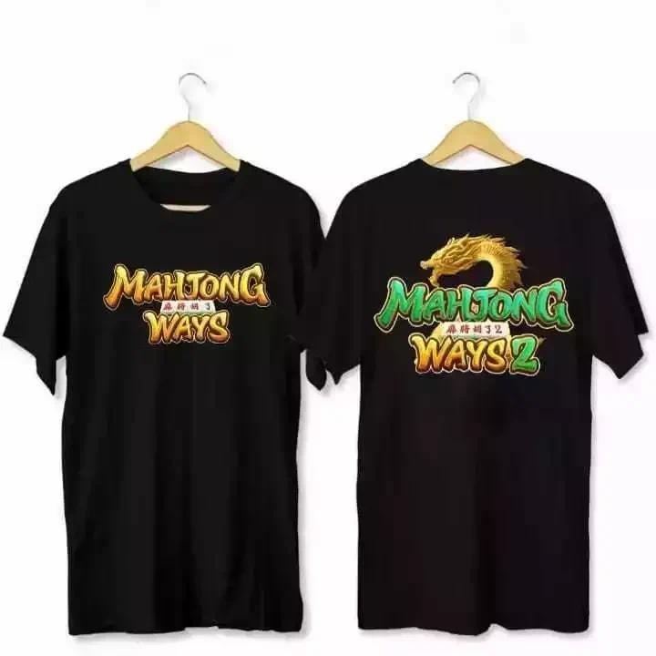 Kaos Mahjong Ways2 Atasan Pria Slot Game Mahjong