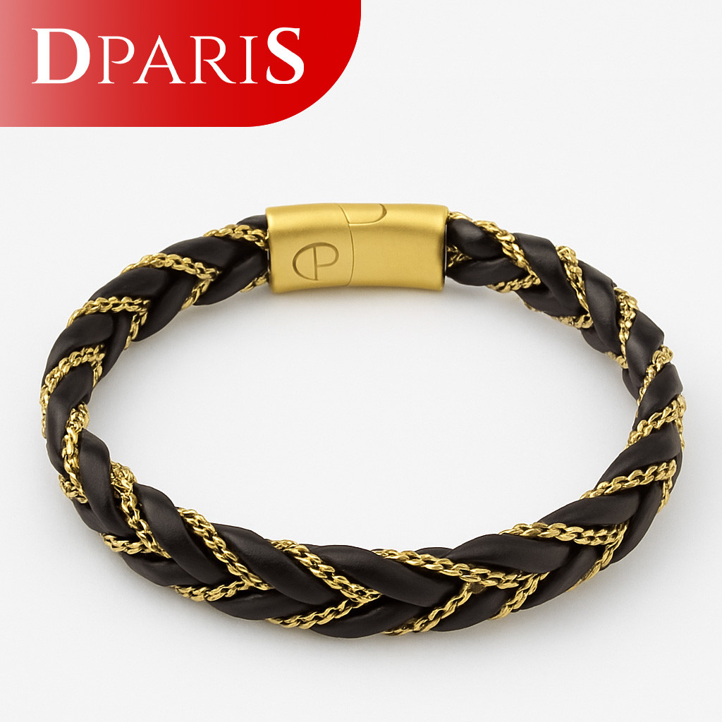 DPARIS Gelang Kulit Kombinasi TKI156