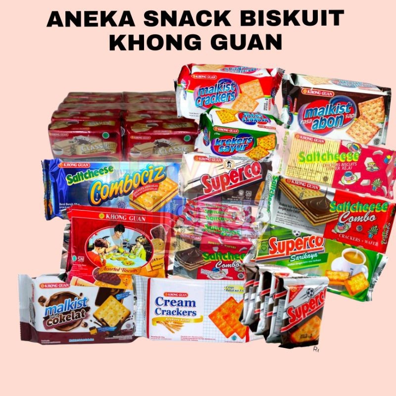 

KHONG GUAN Saltcheese Crackers / Aneka Biskuit Khong Guan
