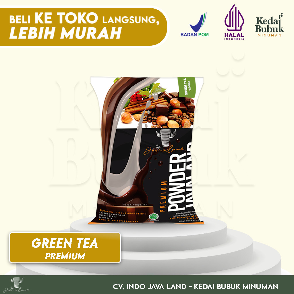 

BUBUK MINUMAN PREMIUM GREENTEA 1KG