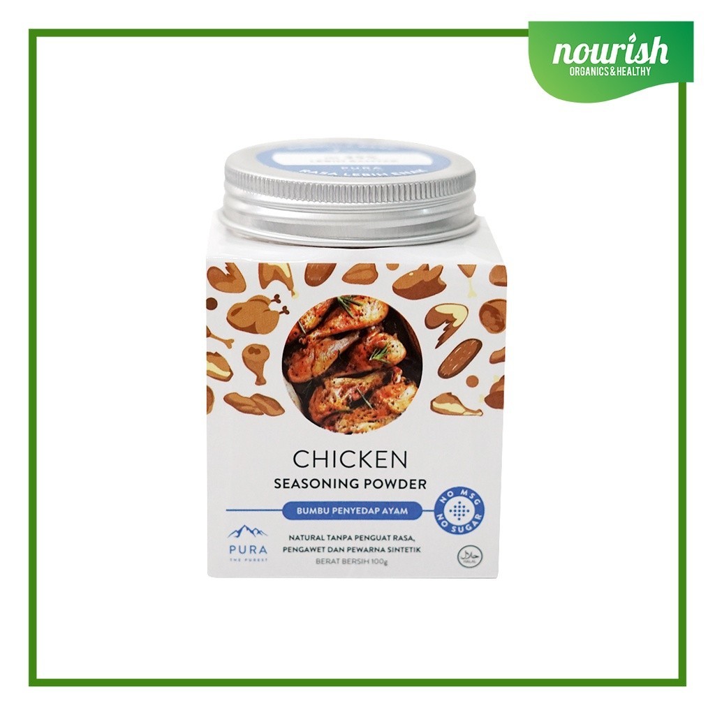 

PURA SEASONING BUMBU PENYEDAP NO MSG - CHICKEN 100 gr