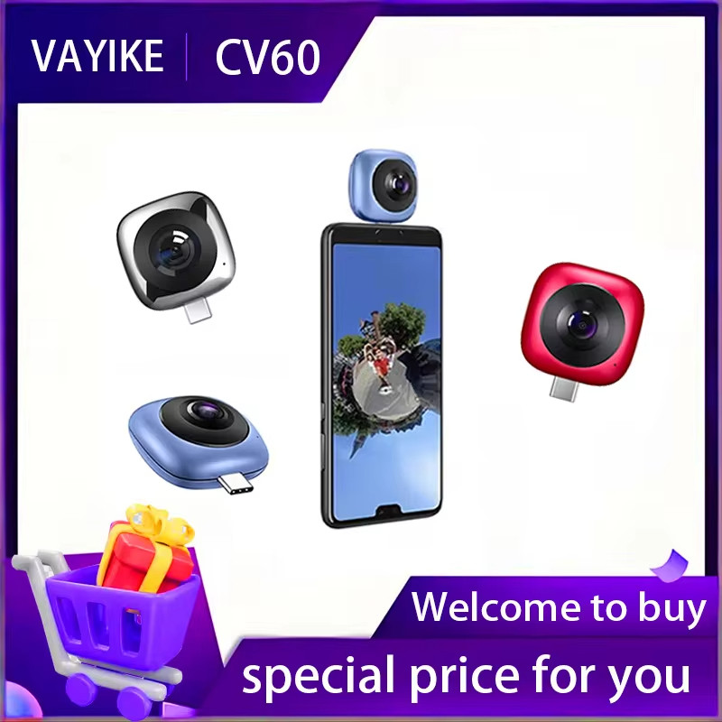 CV60 Huawei Coolplay Portable HD Panoramic Camera 360° Panoramic Camera Fisheye Planet Camera