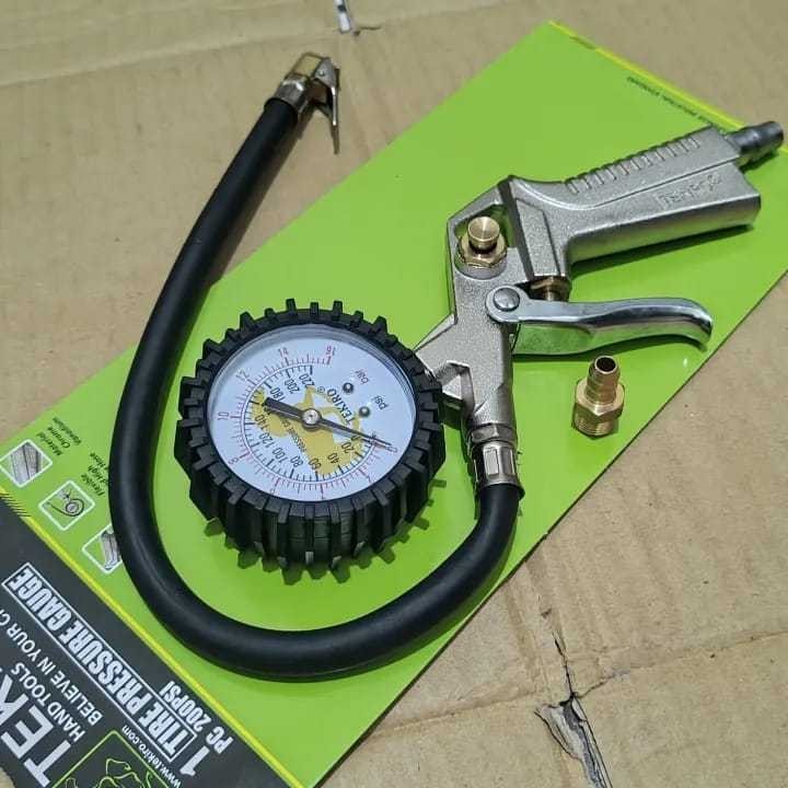 TEKIRO Tyre Inflator Preasure Gauge 3 In 1 Isi Angin Ban Mobil Motor Tyre Gauge Termurah Berkualitas