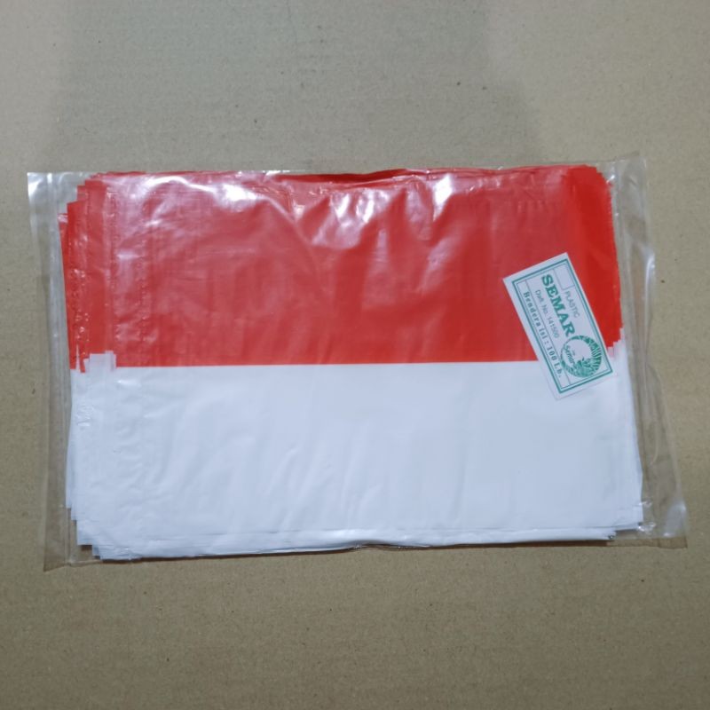 Cap Semar Bendera Merah Putih Plastik / Bendera 17an