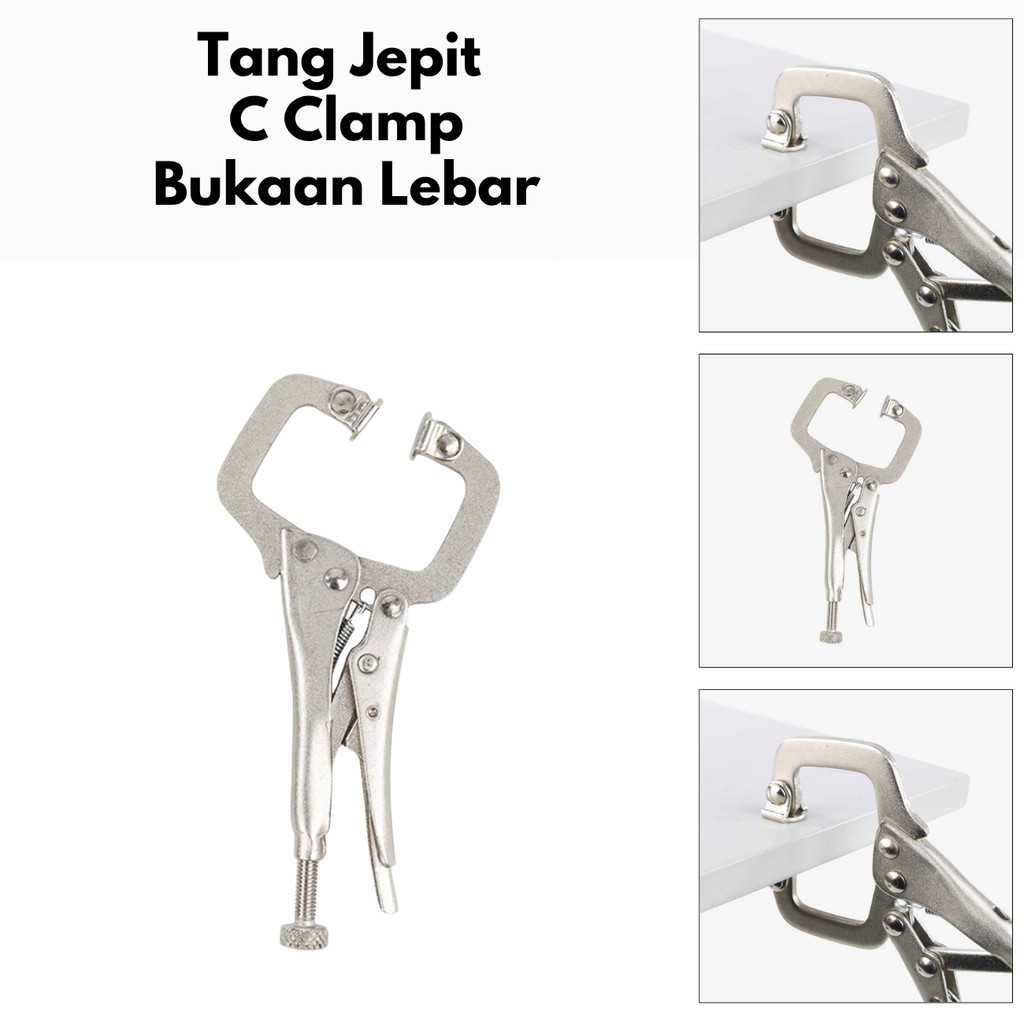 

GRSO Tang Jepit C Clamp Vise Grip Welding Mouth TJ9EC5