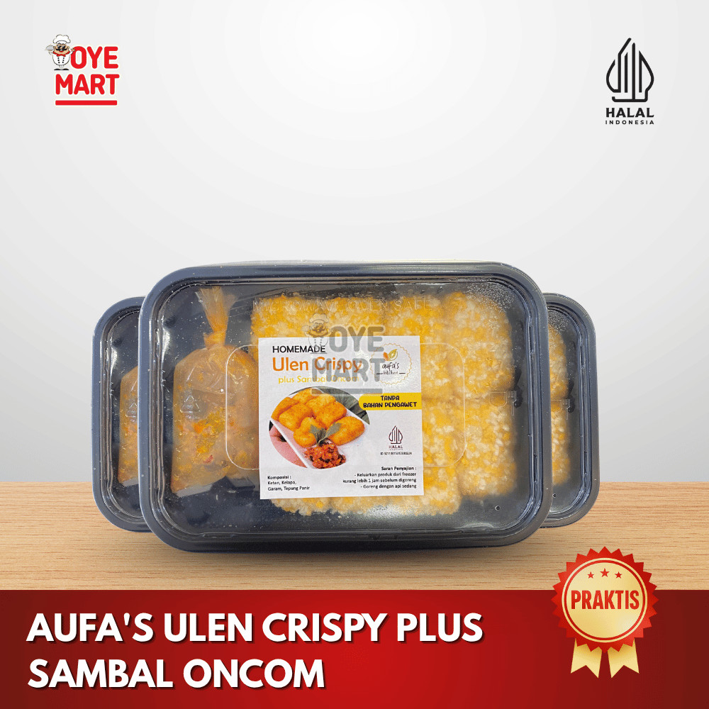 

AUFA'S ULEN CRISPY PLUS SAMBAL ONCOM / FROZEN FOOD