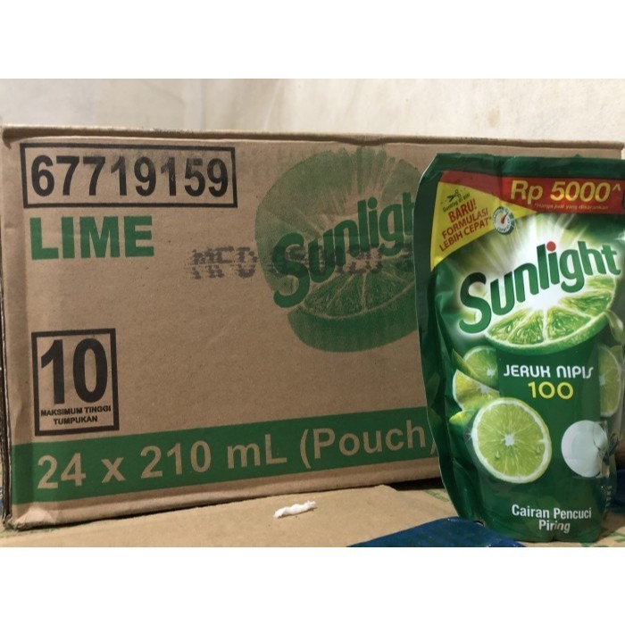 

Sunlight Reffill 210 ml 1 Dus per Karton Isi 24