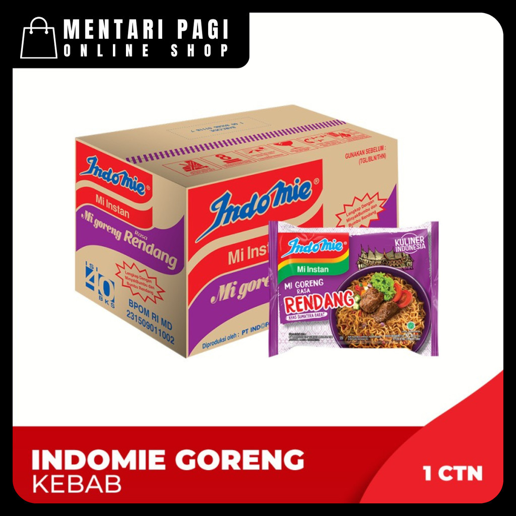 

Indomie Goreng Rendang - 1 Dus 40 Pcs