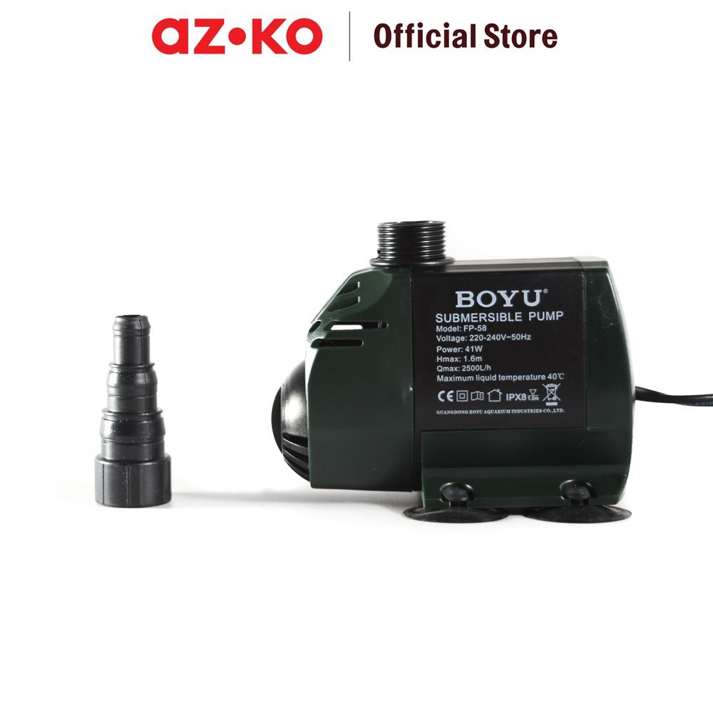 AZKO Boyu Pompa Akuarium Fp-58 Air Pump Aquarium Perlengkapan Akuarium Aksesoris Kolam Ikan