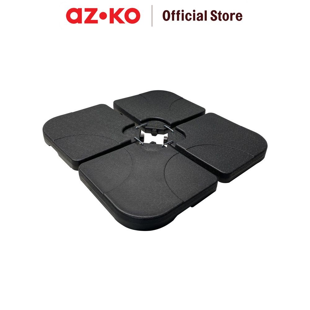 AZKO Soleil Set 4 Pcs Alas Payung Tenda Hdpe Tatakan Penahan Payung Taman Parasol Base Penyangga Pay