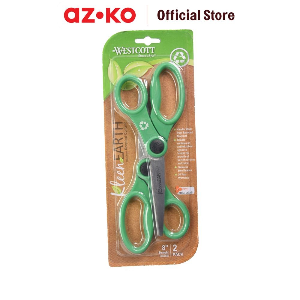 

AZKO Westcott Kleenearth Gunting Serbaguna 8 Inci 2pcs - Hijau