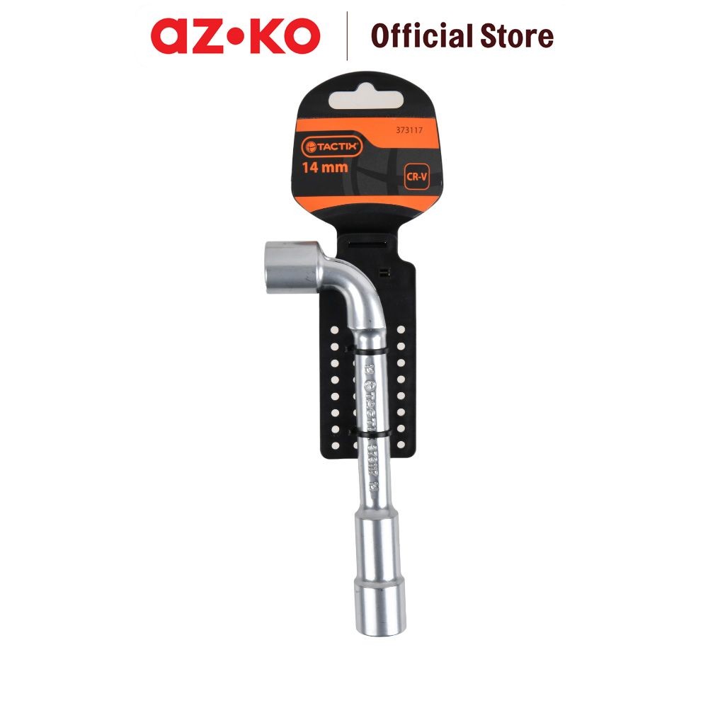 AZKO Tactix Kunci Sok L - Silver Stubby Tool Kunci Soket Shock Alat Perkakas Perlengkapan Tukang Per