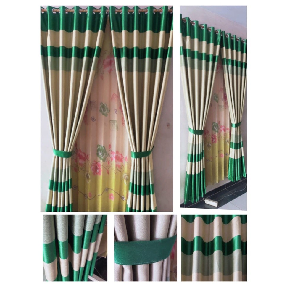 gorden jendela / gorden pintu / gorden blackout kombinasi warna