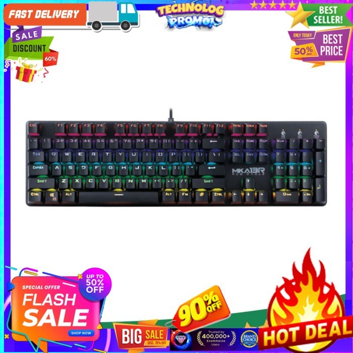 Powerlogic Armaggeddon MKA-13R Black - Mechanical Keyboard