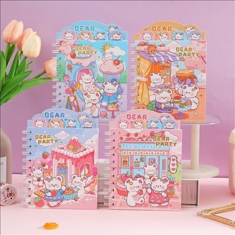 

BOBOMARTS JAKARTA BUKU DIARY NOTEBOOK DEPAI2025-13 ISI 80 LEMBAR BUKU TULIS RING NOTEBOOK RING BUKU CATATAN BUKU TULIS MOTIF