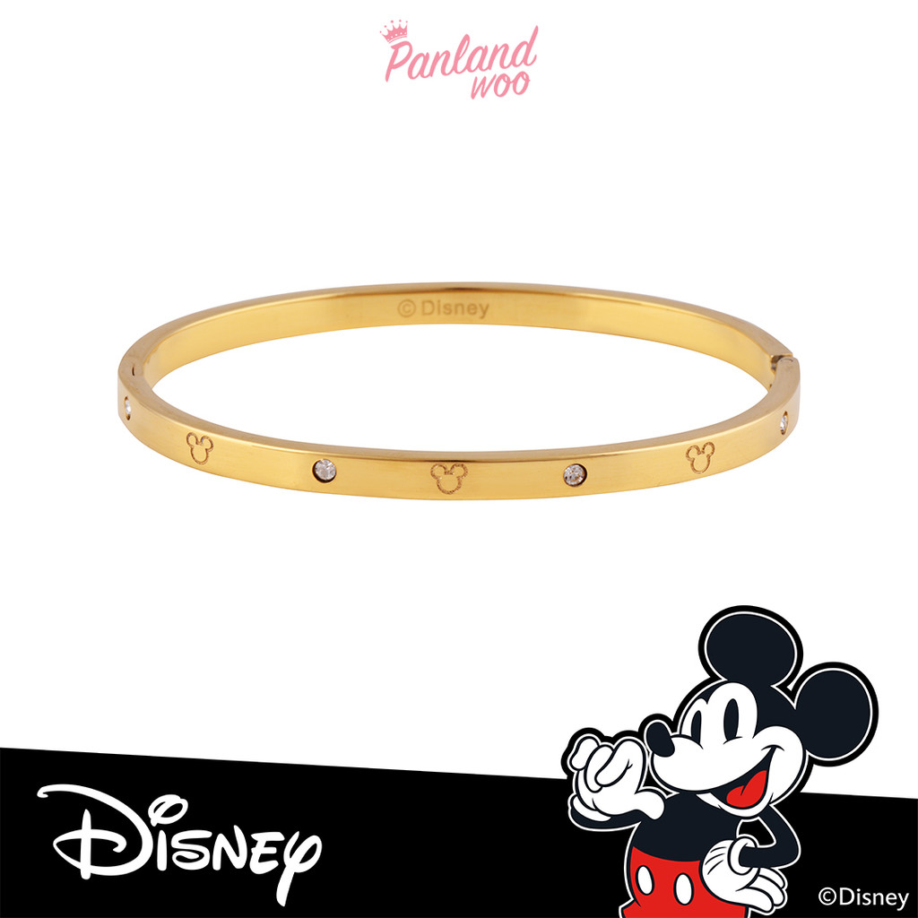 Panlandwoo - Mickey & Minnie Mouse Collection - Gelang Bangle Titanium Wanita Harvest