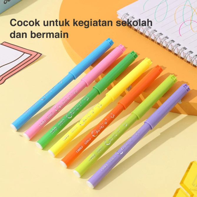 

BOBOMARTS DELI SPIDOL SPIDOL DELI FELT PEN NON TOXIC 24 WARNA C160-24
