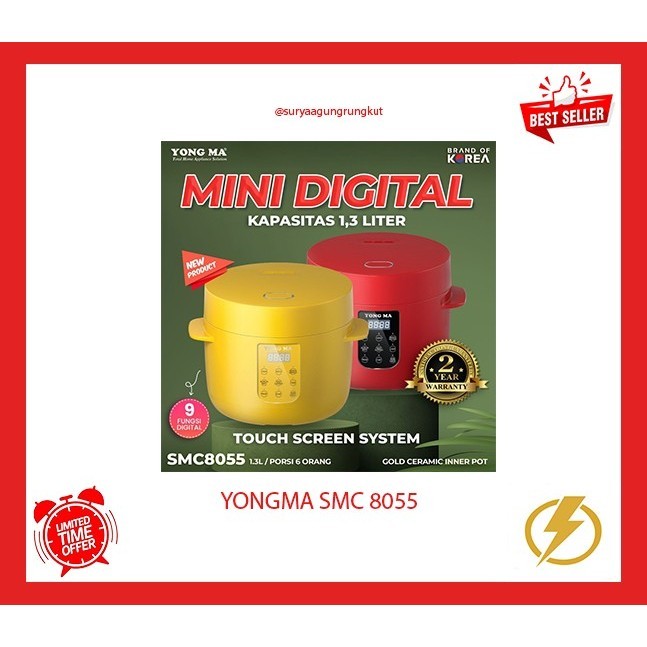 MAGIC COM YONGMA 1,3 LITER - SMC 8055